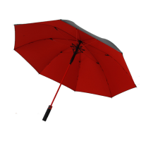 Giant 27inch windproof red fiberglass uv vinyl golf umbrella