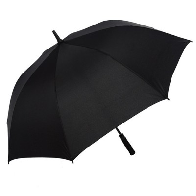 Windproof Straight Umbrella Wind Resistance Parasol with Flexible Fiberglass Ribs Waterproof Folding Outdoor Umbrella