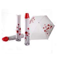 Latest design rose shape bottle umbrella