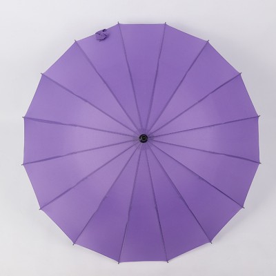 Extra Large Outdoor Advertising Straight Umbrella With Thumb Handle