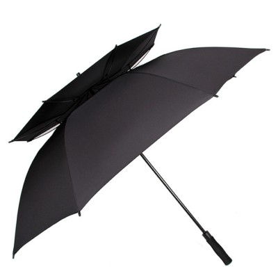 Oversized double layer rain windproof golf umbrella